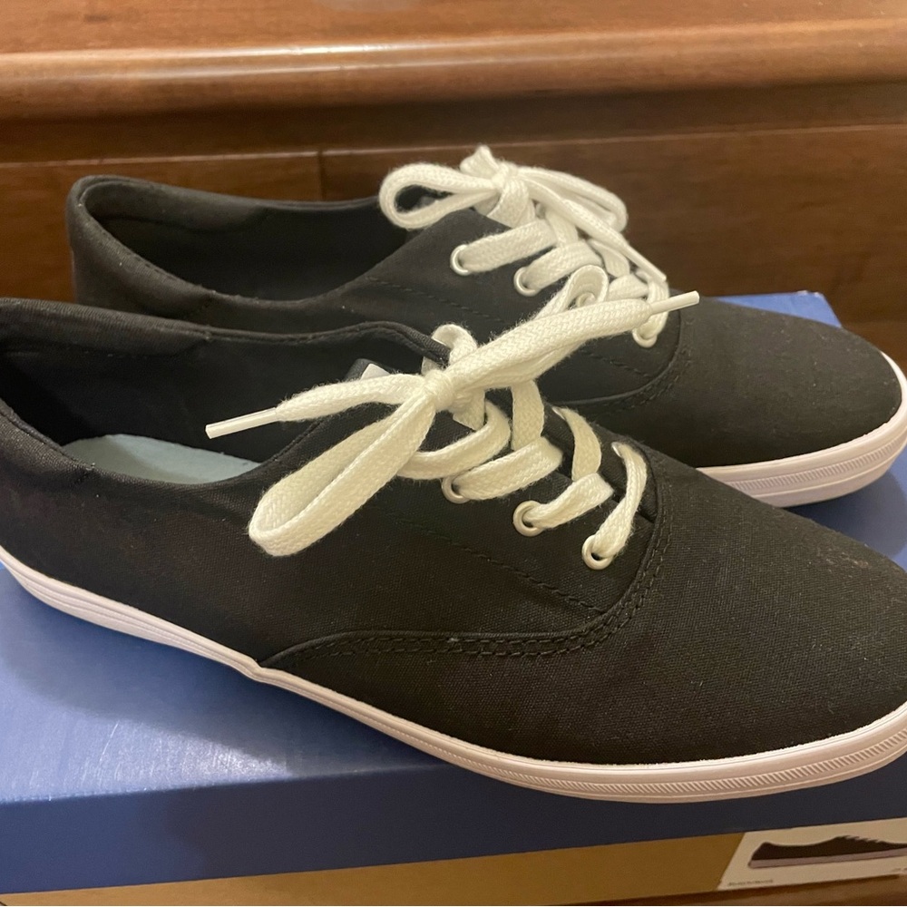 Classic Black Canvas Sneakers Keds